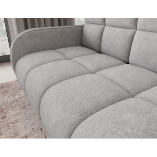 Canapé 2 places convertible tissu doux
