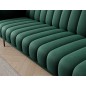 Canapé 3 places convertible velours luxe vert, coffre, RONSARD Canapé 3 places convertible velours luxe vert, coffre, RONSARD