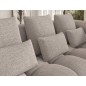 Canapé d'angle convertible en tissu bouclette beige luxe 5 places LEONI, angle droit (vu de face) Canapé d'angle convertible en tissu bouclette beige luxe 5 places LEONI, angle droit (vu de face)