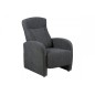 Fauteuil 1 place relaxation en tissu ARIANA, gris foncé Fauteuil 1 place relaxation en tissu ARIANA, gris foncé