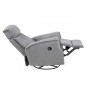 Fauteuil 1 place relaxation en tissu JOYCE, gris Fauteuil 1 place relaxation en tissu JOYCE, gris