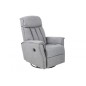 Fauteuil 1 place relaxation en tissu JOYCE, gris Fauteuil 1 place relaxation en tissu JOYCE, gris
