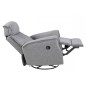 Fauteuil 1 place relaxation en tissu JOYCE, gris Fauteuil 1 place relaxation en tissu JOYCE, gris