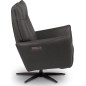 Fauteuil relax électrique en 100% tout cuir épais luxe italien, couleur stone, CLAUDIO, 2 moteurs Fauteuil relax électrique en 100% tout cuir épais luxe italien, couleur stone, CLAUDIO, 2 moteurs