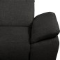 Canapé d'angle avec relax électrique en tissu Bellagio, noir, angle gauche Canapé d'angle avec relax électrique en tissu Bellagio, noir, angle gauche