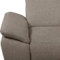 Canapé d'angle avec relax électrique en tissu Bellagio, taupe, angle droit Canapé d'angle avec relax électrique en tissu Bellagio, taupe, angle droit