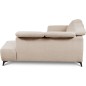 Canapé d'angle avec relax électrique en tissu Bellagio, beige, angle droit Canapé d'angle avec relax électrique en tissu Bellagio, beige, angle droit