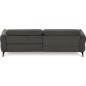 Canapé d'angle convertible en tissu luxe 5 places, MANCINI, coffre, gris foncé, angle gauche Canapé d'angle convertible en tissu luxe 5 places, MANCINI, coffre, gris foncé, angle gauche