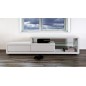Meuble TV design blanc laqué brillant ERTA Meuble TV design blanc laqué brillant ERTA