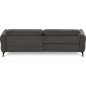 Canapé d'angle convertible en tissu luxe 5 places, MANCINI, coffre, gris foncé, angle droit Canapé d'angle convertible en tissu luxe 5 places, MANCINI, coffre, gris foncé, angle droit