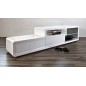 Meuble TV design blanc laqué brillant ERTA Meuble TV design blanc laqué brillant ERTA