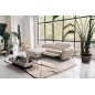 Canapé d'angle convertible en tissu luxe 5 places, MANCINI, coffre, beige, angle gauche Canapé d'angle convertible en tissu luxe 5 places, MANCINI, coffre, beige, angle gauche