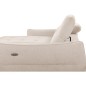 Canapé d'angle convertible en tissu luxe 5 places, MANCINI, coffre, beige, angle gauche Canapé d'angle convertible en tissu luxe 5 places, MANCINI, coffre, beige, angle gauche