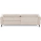 Canapé d'angle convertible en tissu luxe 5 places, MANCINI, coffre, beige, angle gauche Canapé d'angle convertible en tissu luxe 5 places, MANCINI, coffre, beige, angle gauche