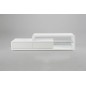 Meuble TV design blanc laqué brillant ERTA Meuble TV design blanc laqué brillant ERTA