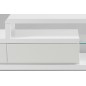 Meuble TV design blanc laqué brillant ERTA Meuble TV design blanc laqué brillant ERTA