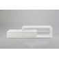 Meuble TV design blanc laqué brillant ERTA Meuble TV design blanc laqué brillant ERTA