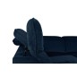 Canapé d'angle convertible en velours luxe - 5 places, SIENNA, bleu foncé, angle droit Canapé d'angle convertible en velours luxe - 5 places, SIENNA, bleu foncé, angle droit