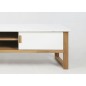 Meuble TV design, bois laqué blanc, OSLO Meuble TV design, bois laqué blanc, OSLO