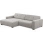 Canapé d'angle profondeur réglable AUSTINI tissu de qualité gris 4 places, angle gauche (vu de face) Canapé d'angle profondeur réglable AUSTINI tissu de qualité gris 4 places, angle gauche (vu de face)