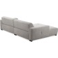 Canapé d'angle profondeur réglable AUSTINI tissu de qualité gris 4 places, angle gauche (vu de face) Canapé d'angle profondeur réglable AUSTINI tissu de qualité gris 4 places, angle gauche (vu de face)