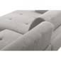 Canapé d'angle profondeur réglable AUSTINI tissu de qualité gris 4 places, angle gauche (vu de face) Canapé d'angle profondeur réglable AUSTINI tissu de qualité gris 4 places, angle gauche (vu de face)