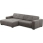 Canapé d'angle profondeur réglable AUSTINI tissu de qualité gris foncé 4 places, angle gauche (vu de face) Canapé d'angle profondeur réglable AUSTINI tissu de qualité gris foncé 4 places, angle gauche (vu de face)