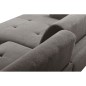 Canapé d'angle profondeur réglable AUSTINI tissu de qualité gris foncé 4 places, angle gauche (vu de face) Canapé d'angle profondeur réglable AUSTINI tissu de qualité gris foncé 4 places, angle gauche (vu de face)