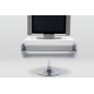 Meuble TV design, en bois laqué blanc Meuble TV design, en bois laqué blanc