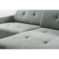 Canapé d'angle profondeur réglable AUSTINI tissu de qualité vert pale 4 places, angle droit (vu de face) Canapé d'angle profondeur réglable AUSTINI tissu de qualité vert pale 4 places, angle droit (vu de face)