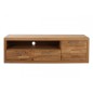 Meuble TV contemporain en bois massif, WELSON Meuble TV contemporain en bois massif, WELSON