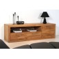 Meuble TV contemporain en bois massif, WELSON Meuble TV contemporain en bois massif, WELSON
