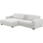 Canapé d'angle profondeur réglable AUSTINI tissu de qualité blanc cassé 4 places, angle gauche (vu de face) Canapé d'angle profondeur réglable AUSTINI tissu de qualité blanc cassé 4 places, angle gauche (vu de face)