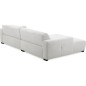 Canapé d'angle profondeur réglable AUSTINI tissu de qualité blanc cassé 4 places, angle gauche (vu de face) Canapé d'angle profondeur réglable AUSTINI tissu de qualité blanc cassé 4 places, angle gauche (vu de face)