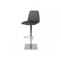 Tabouret design en simili cuir noir, AMSTERDAM Tabouret design en simili cuir noir, AMSTERDAM