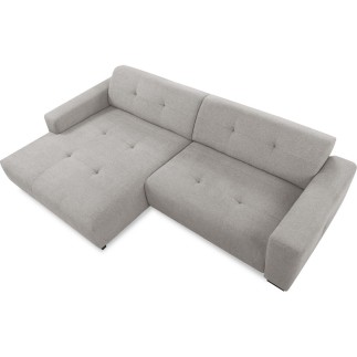 Paiement du solde de la commande , canapé d'angle 6 places ibiza, coloris blanc et noir, angle droit - Mobilier Privé
