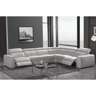 Solde 1 de paiement de la commande canapé d'angle double relax électrique en cuir de buffle italien de luxe 7/8 places bestrelax