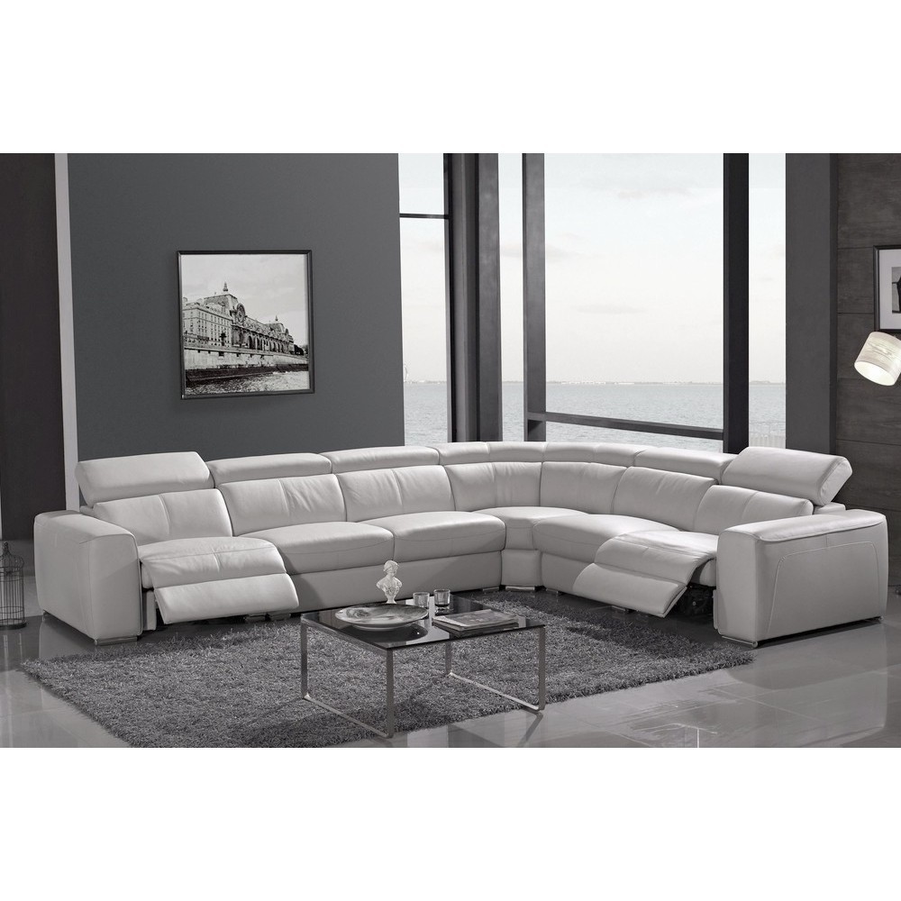 Canapé d'angle ALMERIA en cuir haut de gamme italien vachette Vénésetti Cuir Prestige luxe Blanc N°781. Angle gauche vue de face Canapé d'angle ALMERIA en cuir haut de gamme italien vachette Vénésetti Cuir Prestige luxe Blanc N°781. Angle gauche vue de face