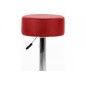 Lot de 2 tabourets design en simili cuir rouge, DUSTIN Lot de 2 tabourets design en simili cuir rouge, DUSTIN