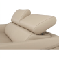 Canapé 3 places convertible en cuir italien de luxe PACHA, beige Canapé 3 places convertible en cuir italien de luxe PACHA, beige