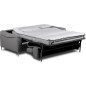 Canapé 3 places convertible en cuir italien de luxe PACHA, gris foncé Canapé 3 places convertible en cuir italien de luxe PACHA, gris foncé