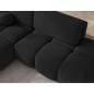 Canapé d'angle convertible en tissu bouclette gris anthracite luxe 3-4 places , angle gauche Canapé d'angle convertible en tissu bouclette gris anthracite luxe 3-4 places , angle gauche