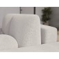 Canapé d'angle convertible en tissu bouclette blanc cassé 3-4 places, VITANO , angle droit Canapé d'angle convertible en tissu bouclette blanc cassé 3-4 places, VITANO , angle droit