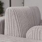 Canapé d'angle convertible en velours cottelé beige 3-4 places, VITANO , angle gauche Canapé d'angle convertible en velours cottelé beige 3-4 places, VITANO , angle gauche