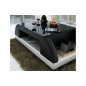 Table basse design VALINA, noir et blanc Table basse design VALINA, noir et blanc