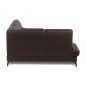 Canapé d'angle convertible en cuir italien luxe 5 places, FARZO, coffre, chocolat, angle gauche Canapé d'angle convertible en cuir italien luxe 5 places, FARZO, coffre, chocolat, angle gauche