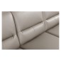 Canapé d'angle convertible en cuir italien luxe 5 places, FARZO, coffre, taupe, angle gauche Canapé d'angle convertible en cuir italien luxe 5 places, FARZO, coffre, taupe, angle gauche
