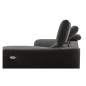 Canapé d'angle relax en tissu de luxe avec relax électrique, 5 places BEROLI, gris foncé, angle gauche Canapé d'angle relax en tissu de luxe avec relax électrique, 5 places BEROLI, gris foncé, angle gauche