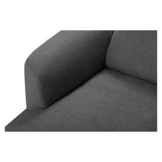 Canapé d'angle relax en cuir de luxe italien avec relax électrique, 5 places bertoni, gris clair, angle gauche - Mobilier Privé