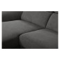 Canapé d'angle relax en tissu de luxe avec relax électrique, 5 places BEROLI, gris foncé, angle gauche Canapé d'angle relax en tissu de luxe avec relax électrique, 5 places BEROLI, gris foncé, angle gauche